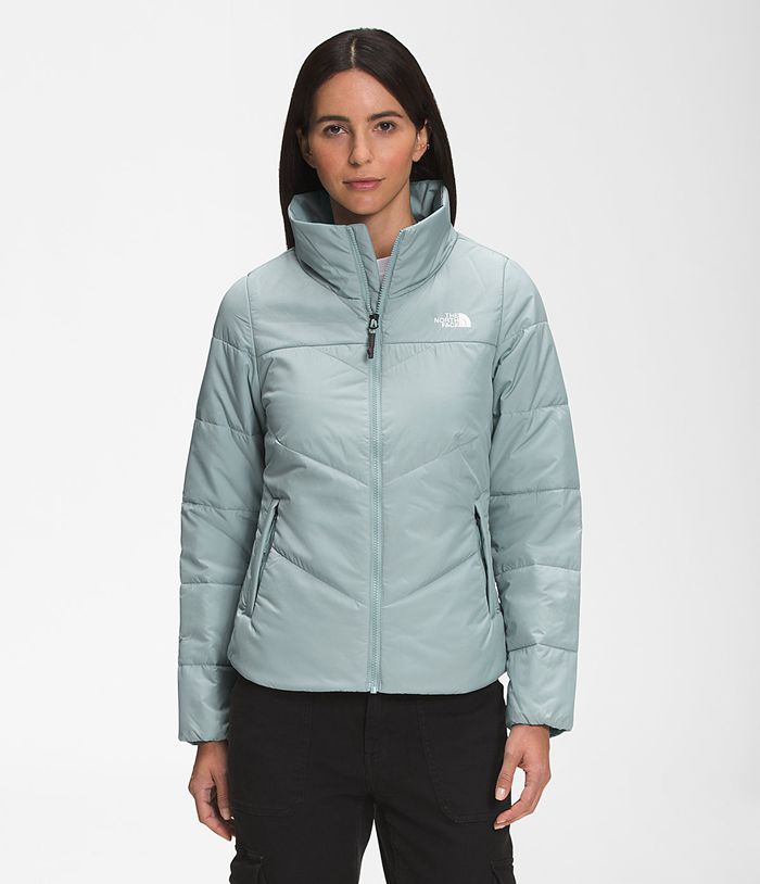 The North Face Winterjas Dames Explore Farther DFKV26057 - Zilver Blauw